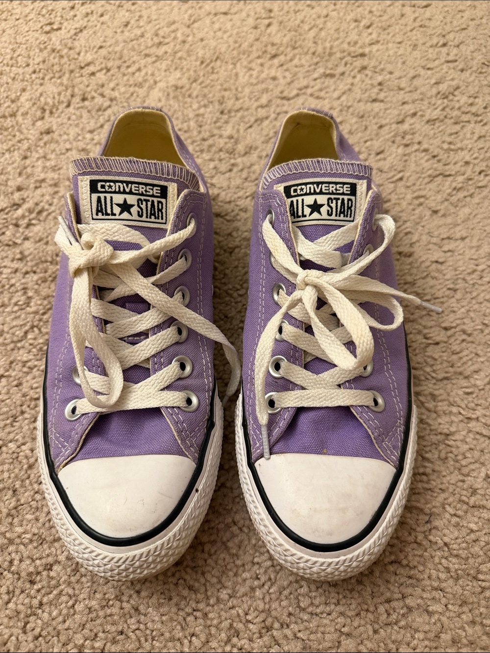 Converse All Star Low Top Sneakers - Lavender